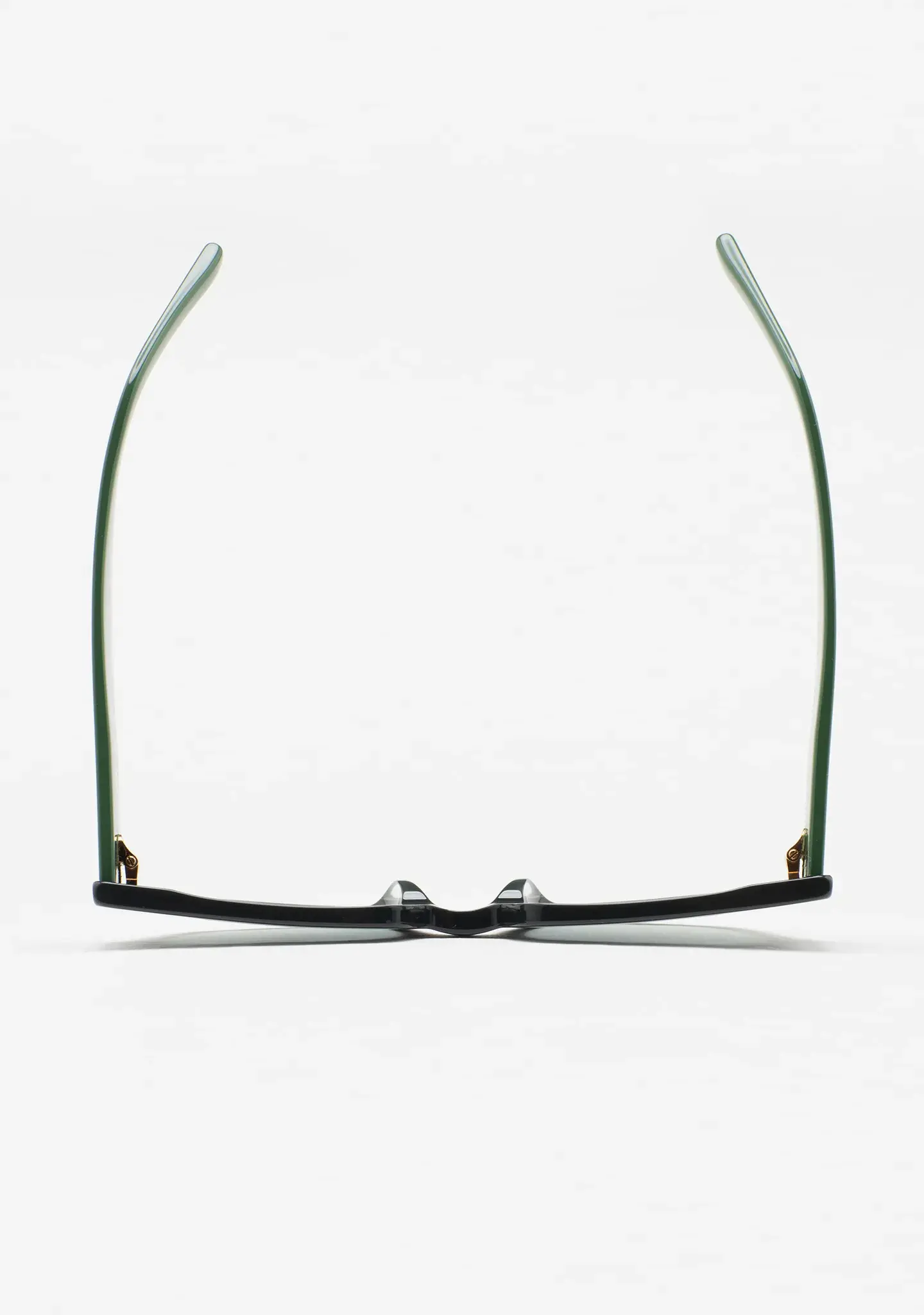 Gafas de sol KALEOS Novak para mujer en acetato verde oscuro con lente verde degradada