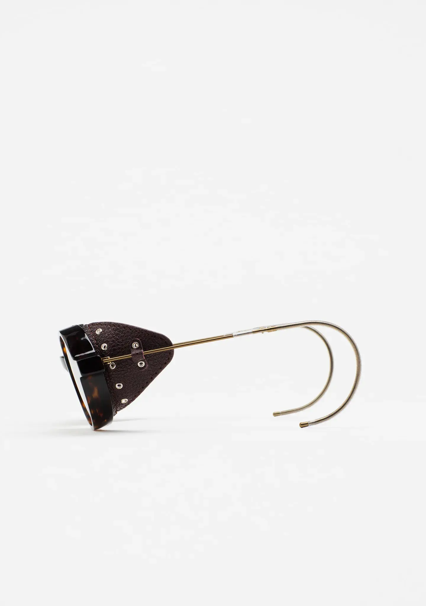 Gafas de sol KALEOS Parrado para hombre en acetato havana con alerones extraíbles