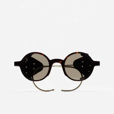Gafas de sol KALEOS Parrado para hombre en acetato havana con alerones extraíbles