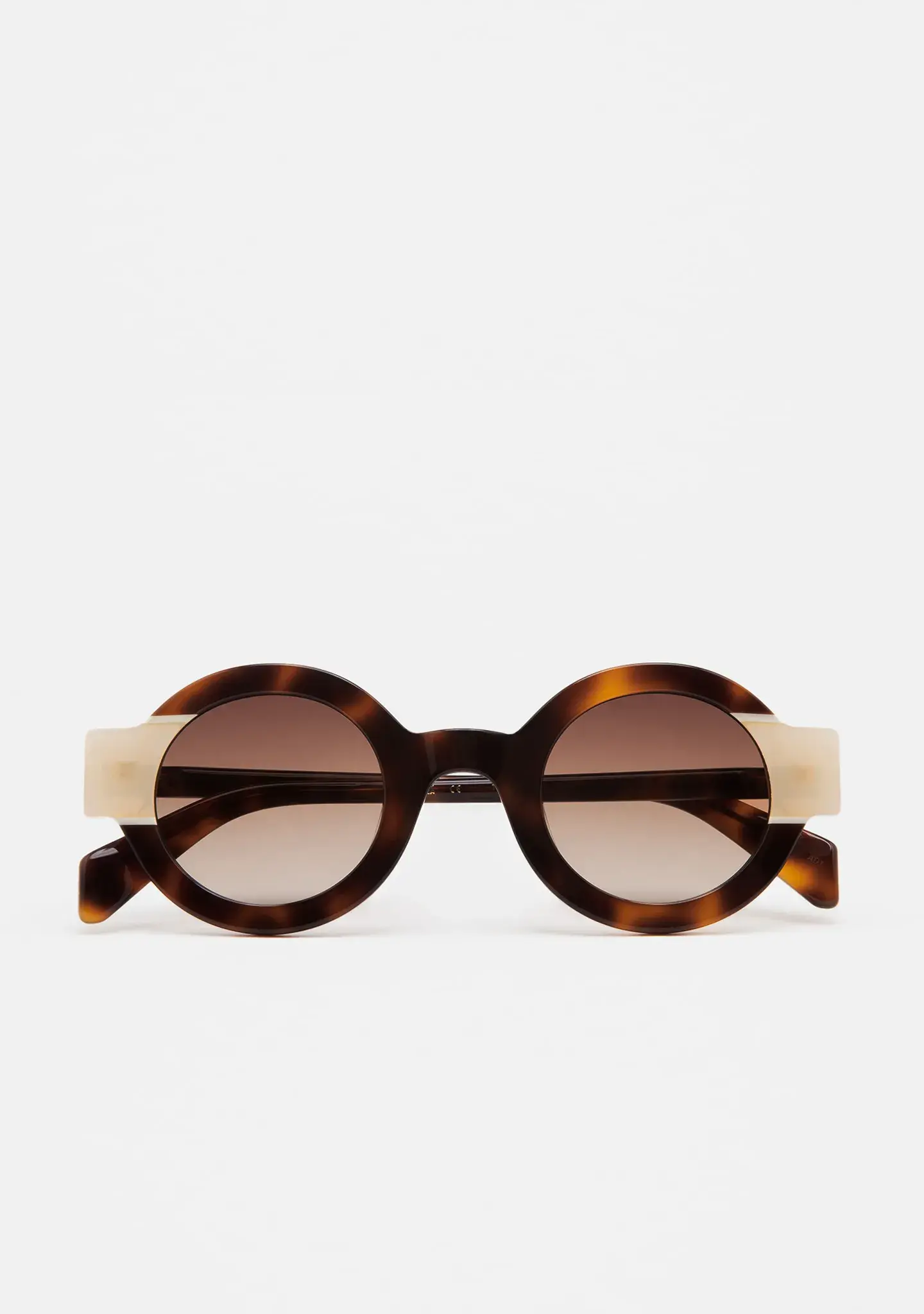 Gafas de sol KALEOS Patrick para mujer en acetato havana con lente ámbar degradada