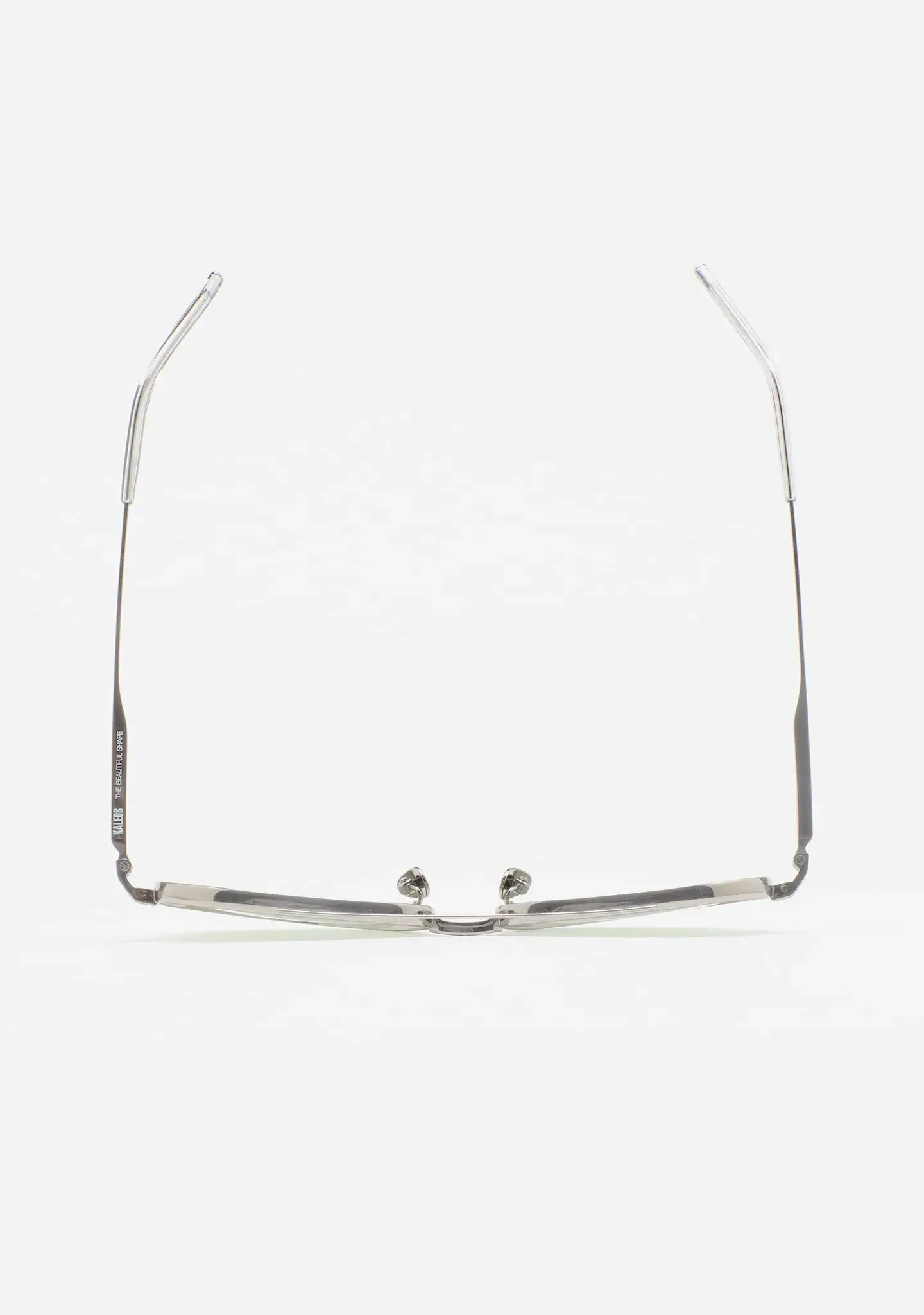Gafas de sol KALEOS Strauch 5 aviador para hombre en titanio plata con lente verde fotocromática