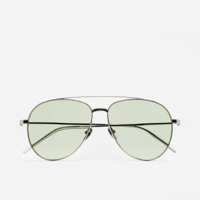Gafas de sol KALEOS Strauch 5 aviador para hombre en titanio plata con lente verde fotocromática