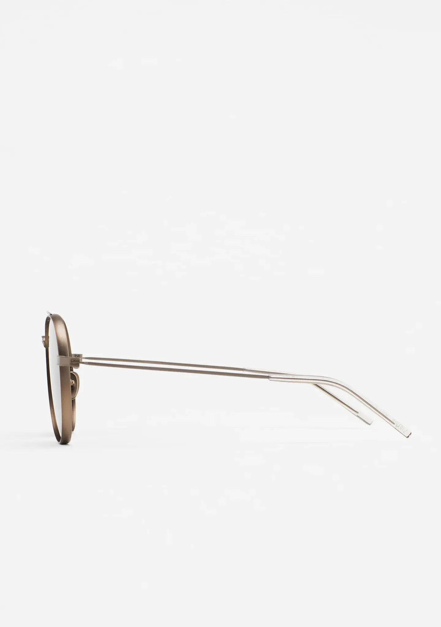 Gafas de sol KALEOS Strauch 4 aviador para hombre en titanio marrón con lente gris