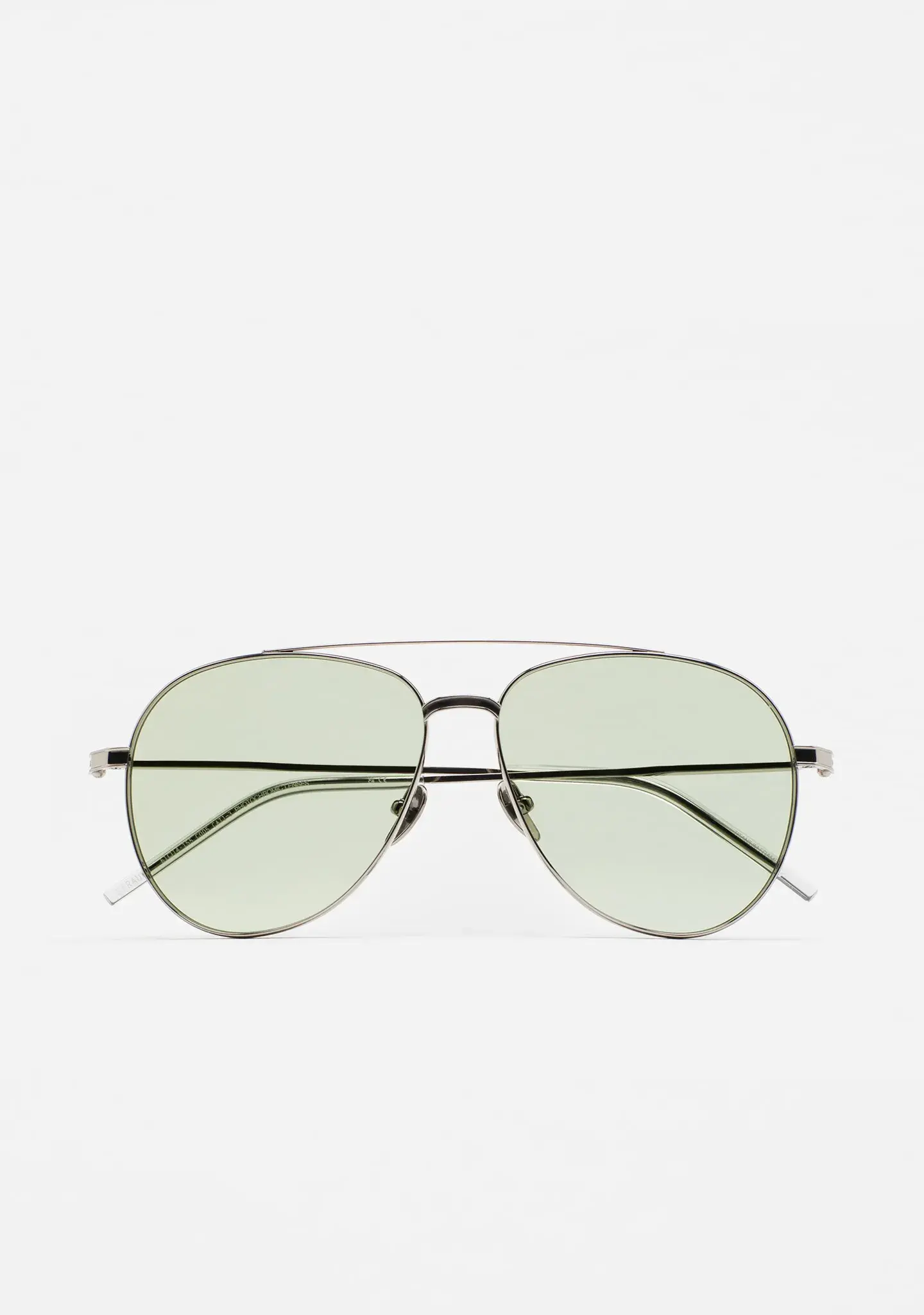 Gafas de sol KALEOS Strauch 5 aviador para hombre en titanio plata con lente verde fotocromática