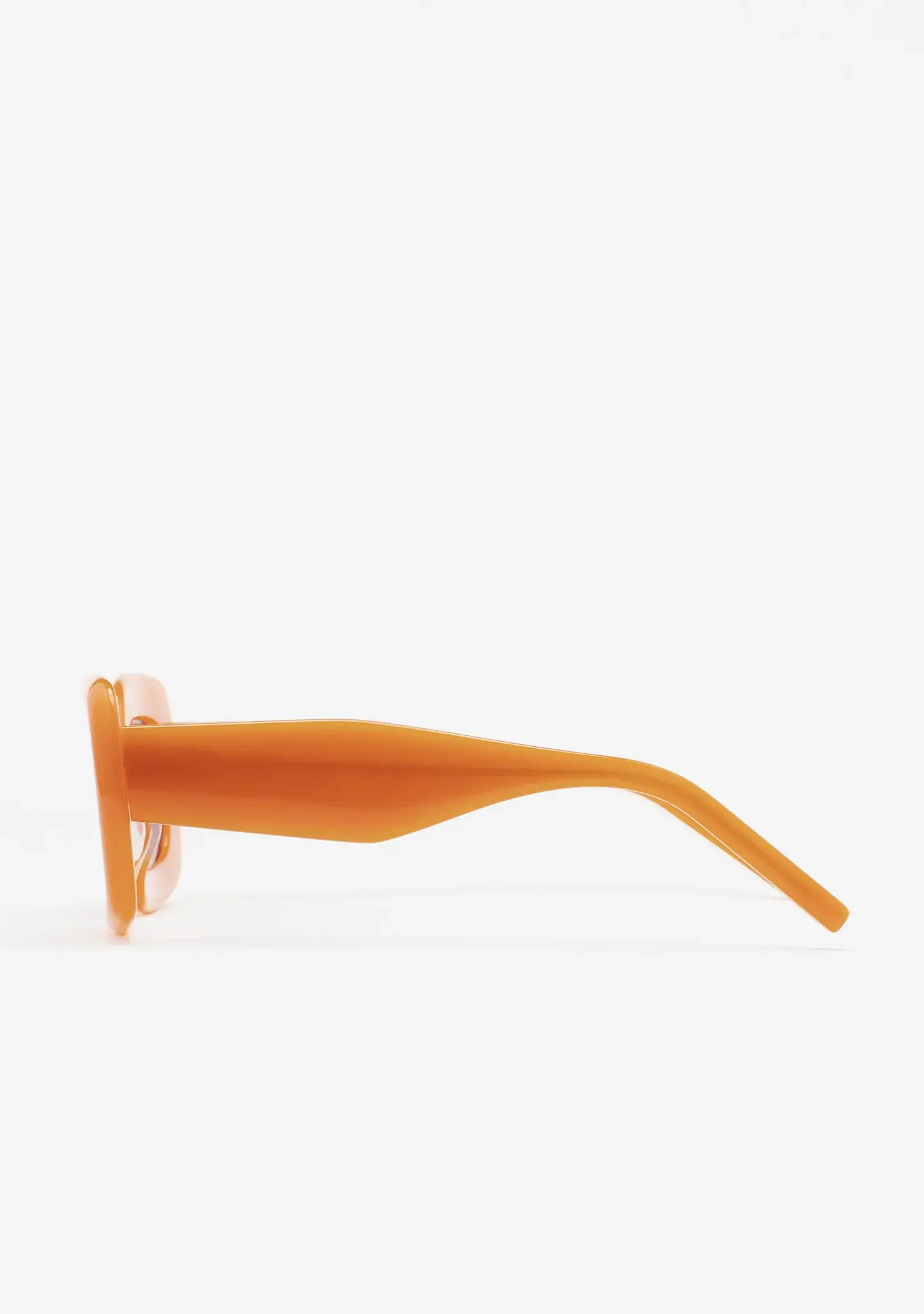 Gafas de sol KALEOS Balin para mujer en acetato naranja con lente marrón degradada