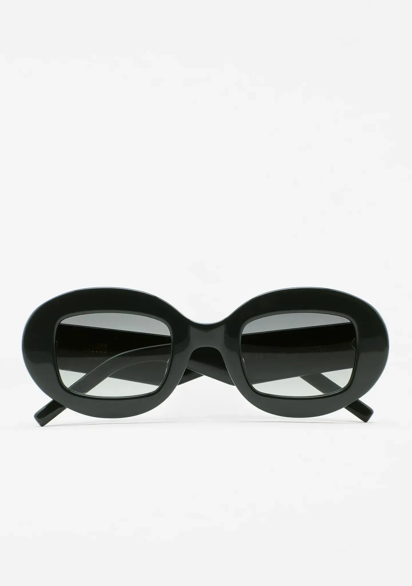 Gafas de sol KALEOS Carlson para mujer en acetato verde oscuro con lente verde degradada