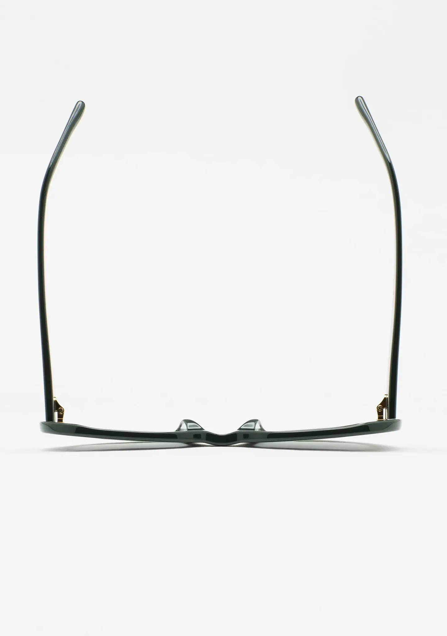 Gafas de sol KALEOS Carlson para mujer en acetato verde oscuro con lente verde degradada