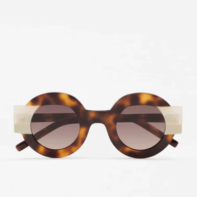 Gafas de sol KALEOS Clark 2 para mujer en acetato havana con lente marrón degradada