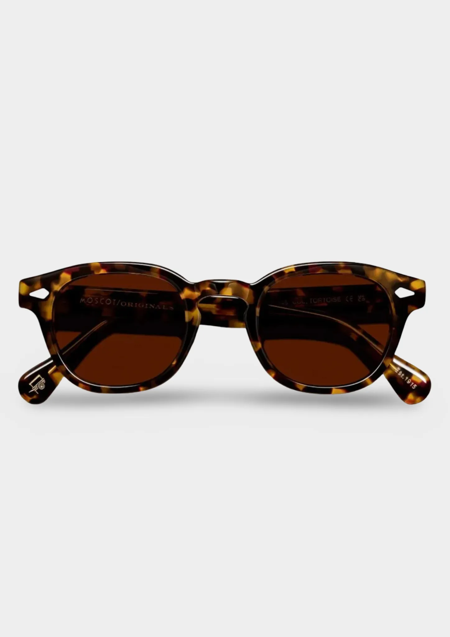 Gafas de sol Moscot Lemtosh Sun tortoise con lentes Cosmitan Brown