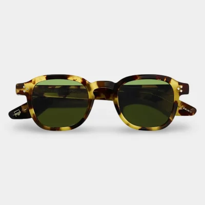 Gafas de sol Moscot Momza Sun tortoise patrimonial con lentes Calibar Green